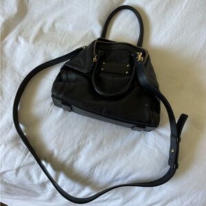 Alexander McQueen Black Leather Handbag